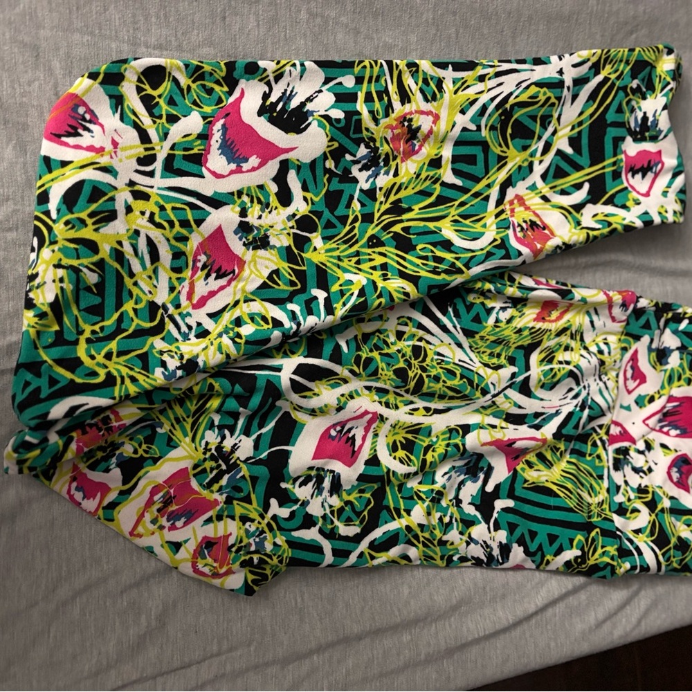 LuLaRoe Vibrant Multicolor Leggings